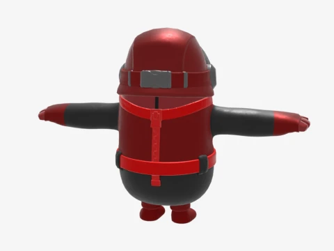 Rogue Navigator Fall Guy - Fortnite 3D Model