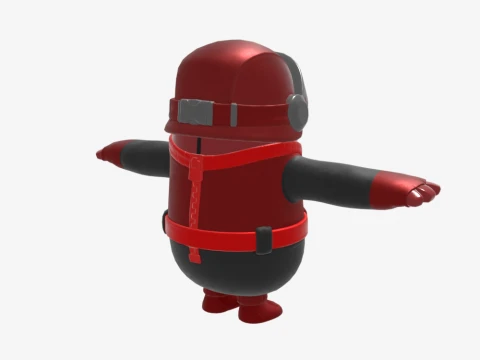 Rogue Navigator Fall Guy - Fortnite 3D Model