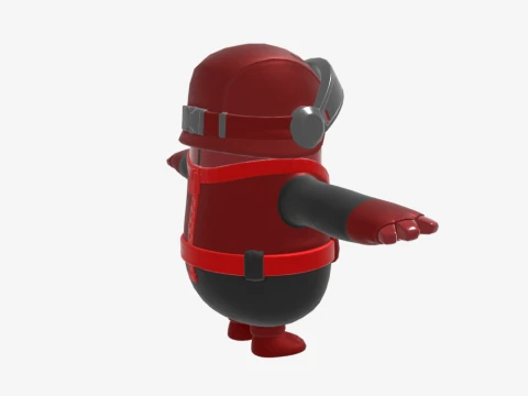 Rogue Navigator Fall Guy - Fortnite 3D Model