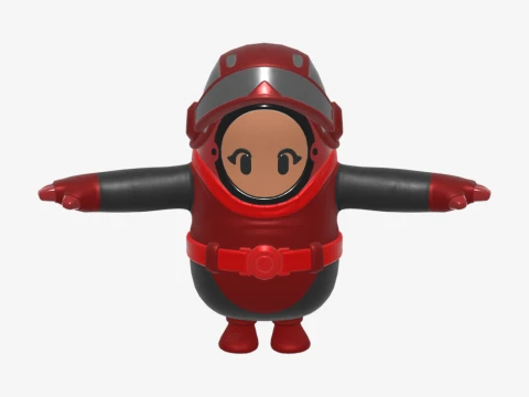 Rogue Gunner Fall Guy - Fortnite 3D Model