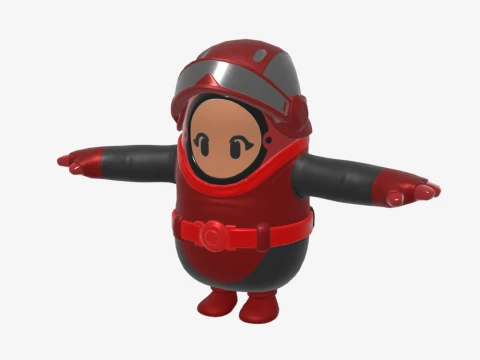 Rogue Gunner Fall Guy - Fortnite 3D Model