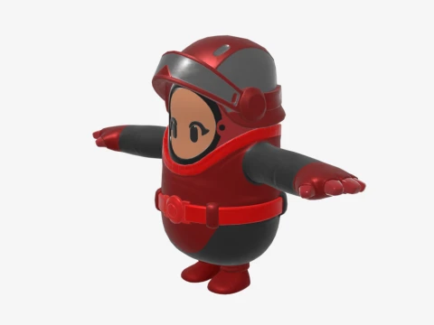 Rogue Gunner Fall Guy - Fortnite 3D Model