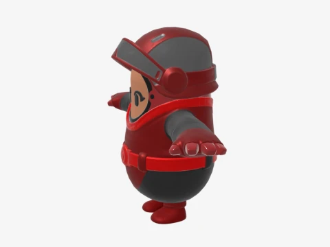 Rogue Gunner Fall Guy - Fortnite 3D Model
