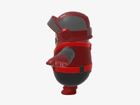 Rogue Gunner Fall Guy - Fortnite 3D Model