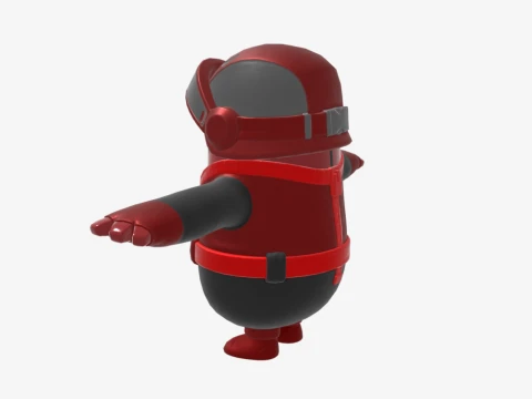 Rogue Gunner Fall Guy - Fortnite 3D Model