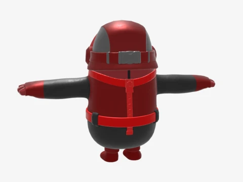 Rogue Gunner Fall Guy - Fortnite 3D Model