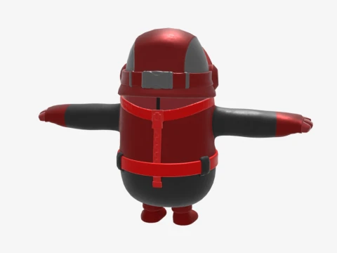 Rogue Gunner Fall Guy - Fortnite 3D Model