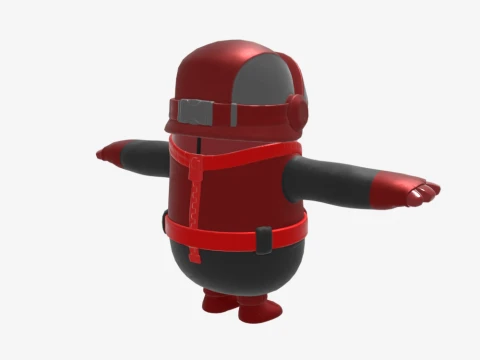 Rogue Gunner Fall Guy - Fortnite 3D Model