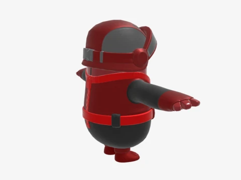 Rogue Gunner Fall Guy - Fortnite 3D Model