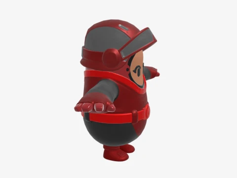 Rogue Gunner Fall Guy - Fortnite 3D Model