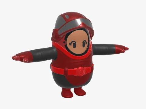 Rogue Gunner Fall Guy - Fortnite 3D Model
