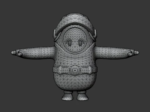 Rogue Gunner Fall Guy - Fortnite 3D Model