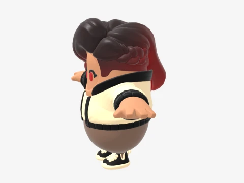Sidewinder Fall Guy - Fortnite 3D Model
