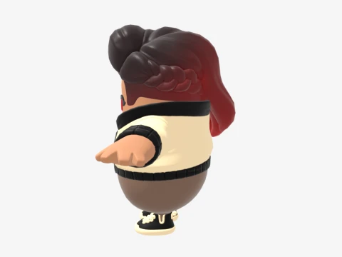 Sidewinder Fall Guy - Fortnite 3D Model