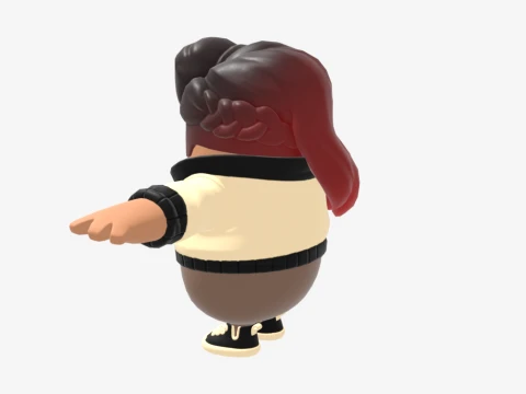 Sidewinder Fall Guy - Fortnite 3D Model