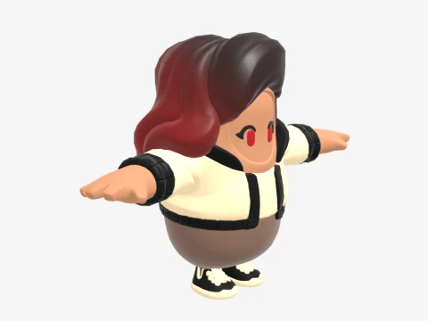 Sidewinder Fall Guy - Fortnite 3D Model