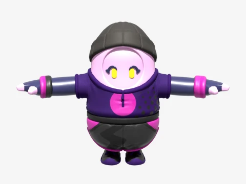 Moon Punk Ione Fall Guy — Fortnite 3D Модель