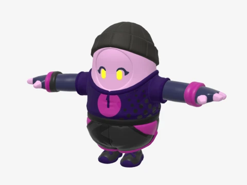 Moon Punk Ione Fall Guy - Fortnite 3D Model
