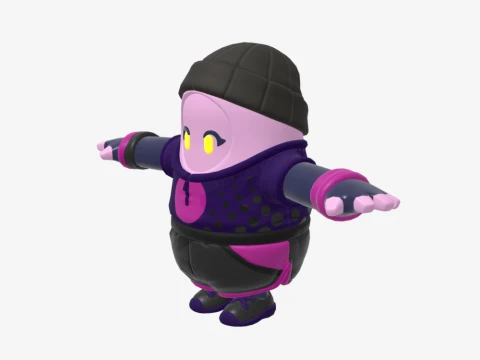 Moon Punk Ione Fall Guy - Fortnite 3D Model