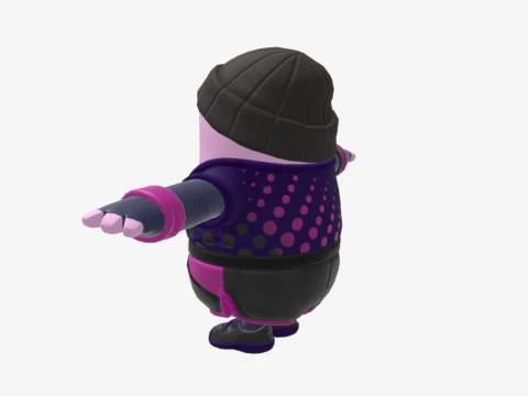 Moon Punk Ione Fall Guy - Fortnite 3D Model