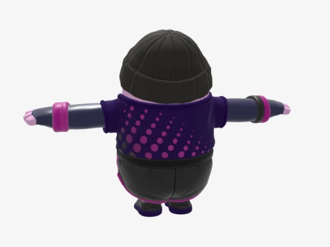 Moon Punk Ione Fall Guy - Fortnite 3D Model