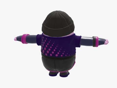 Moon Punk Ione Fall Guy - Fortnite 3D Model
