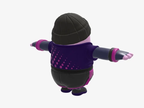 Moon Punk Ione Fall Guy - Fortnite 3D Model