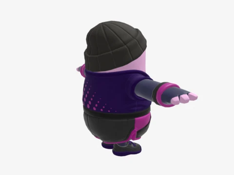 Moon Punk Ione Fall Guy - Fortnite 3D Model