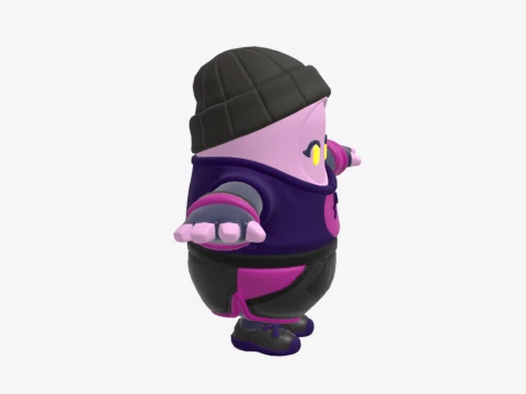 Moon Punk Ione Fall Guy - Fortnite 3D Model