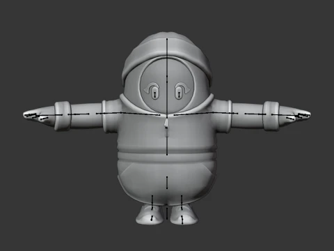 Moon Punk Ione Fall Guy - Fortnite 3D Model
