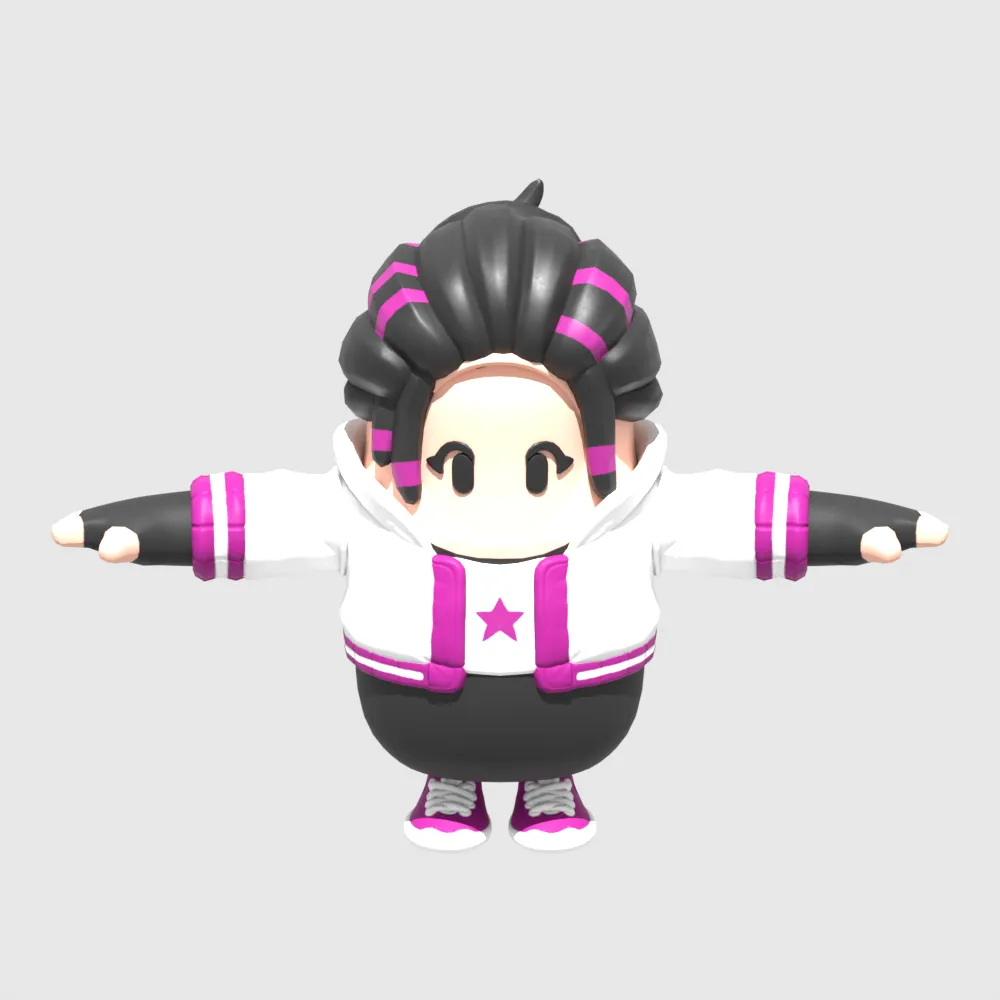 Festival Phaedra Fall Guy - Fortnite 3D Model .c4d .max .obj .3ds .fbx .stl .blend