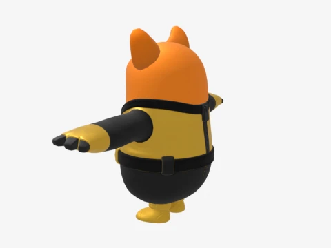 Spice Fall Guy - Fortnite 3D Model