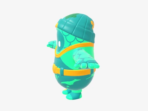 Moisty Merman Fall Guy - Fortnite 3D Model