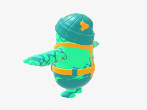Moisty Merman Fall Guy - Fortnite 3D Model