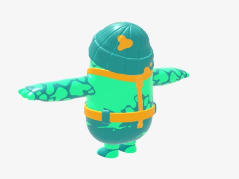 Moisty Merman Fall Guy - Fortnite 3D Model