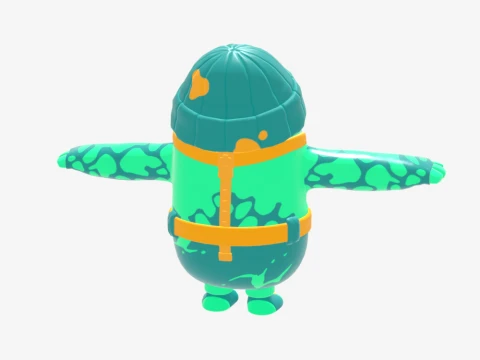 Moisty Merman Fall Guy - Fortnite 3D Model