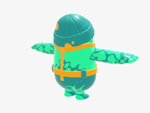 Moisty Merman Fall Guy - Fortnite 3D Model