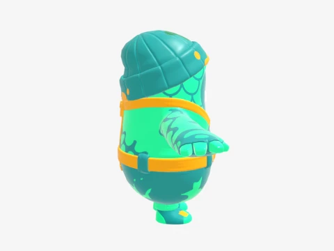 Moisty Merman Fall Guy - Fortnite 3D Model