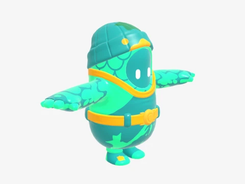 Moisty Merman Fall Guy - Fortnite 3D Model