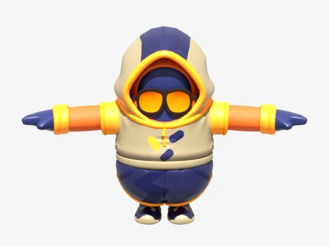 Summit Striker Fall Guy - Fortnite 3D Model