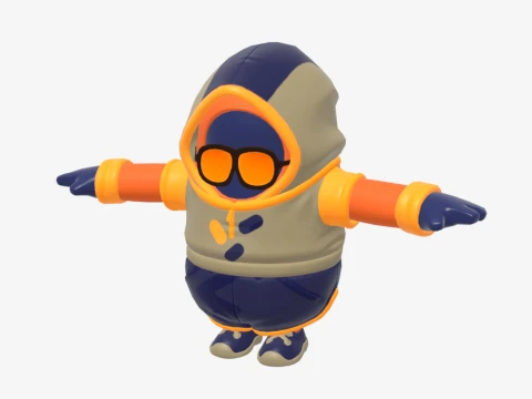 Summit Striker Fall Guy - Fortnite 3D Model