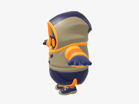 Summit Striker Fall Guy - Fortnite 3D Model