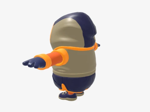 Summit Striker Fall Guy - Fortnite 3D Model