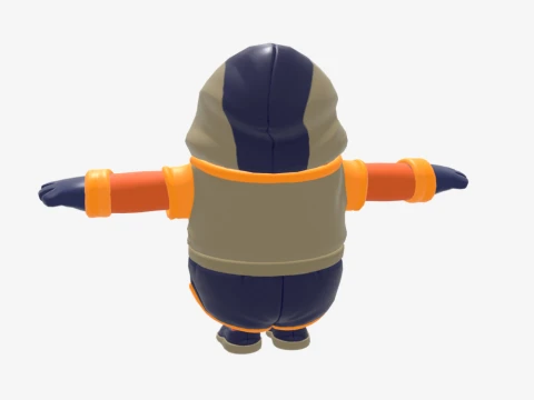 Summit Striker Fall Guy - Fortnite 3D Model