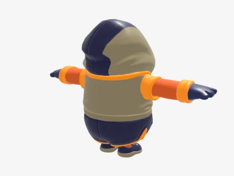 Summit Striker Fall Guy - Fortnite 3D Model