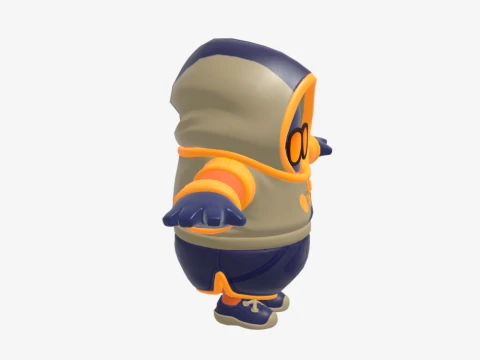 Summit Striker Fall Guy - Fortnite 3D Model