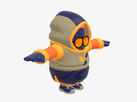 Summit Striker Fall Guy - Fortnite 3D Model