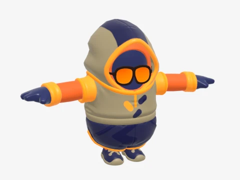 Summit Striker Fall Guy - Fortnite 3D Model