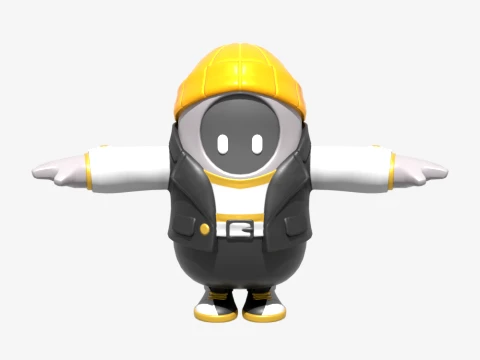 The Goldfish Fall Guy - Fortnite 3D Model