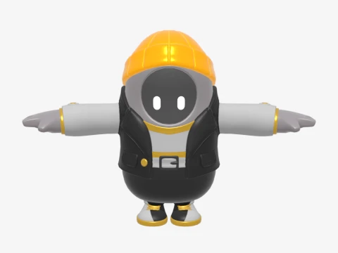 The Goldfish Fall Guy - Fortnite 3D Model